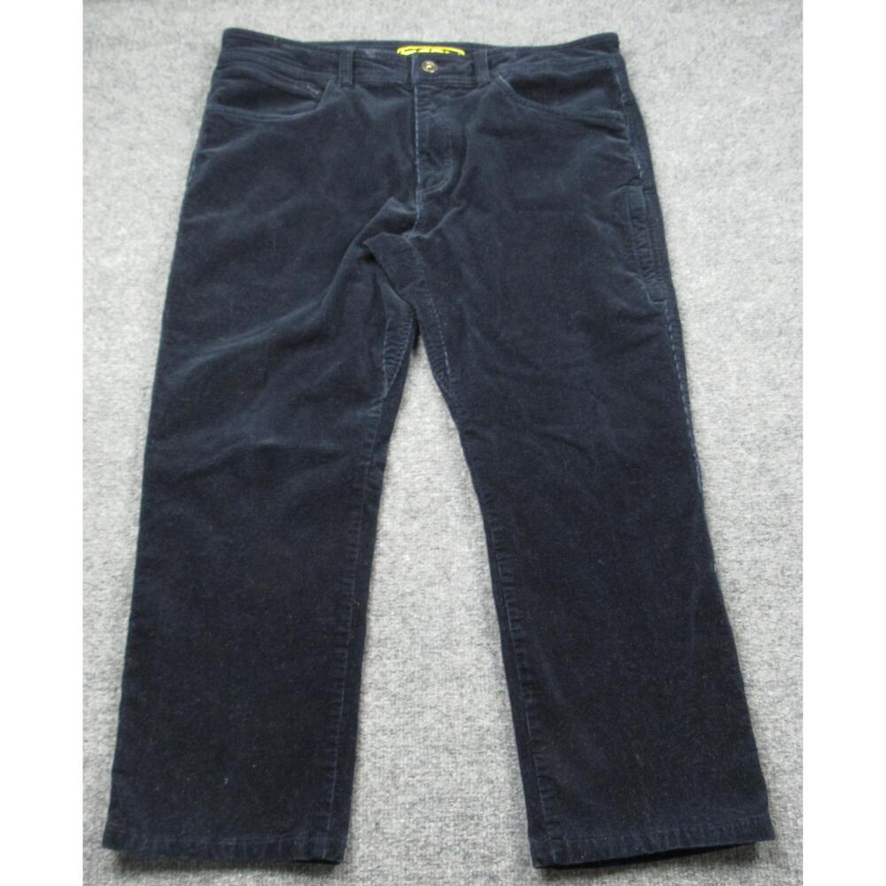 KEEN Corduroy Pants Men 38x30 Blue Classic Corduroy Fabric Preppy Hemmed to‎ 26